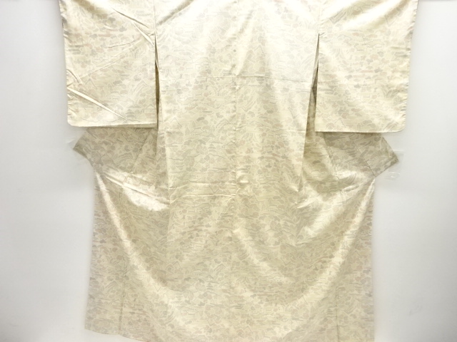 JAPANESE KIMONO / OMESHI / NISHIJIN-ORI / WOVEN SCENERY OF HOUSE